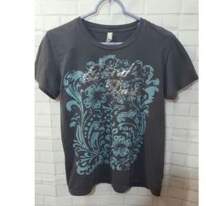 American Apparel  T-Shirt  Dark Gray Size XL